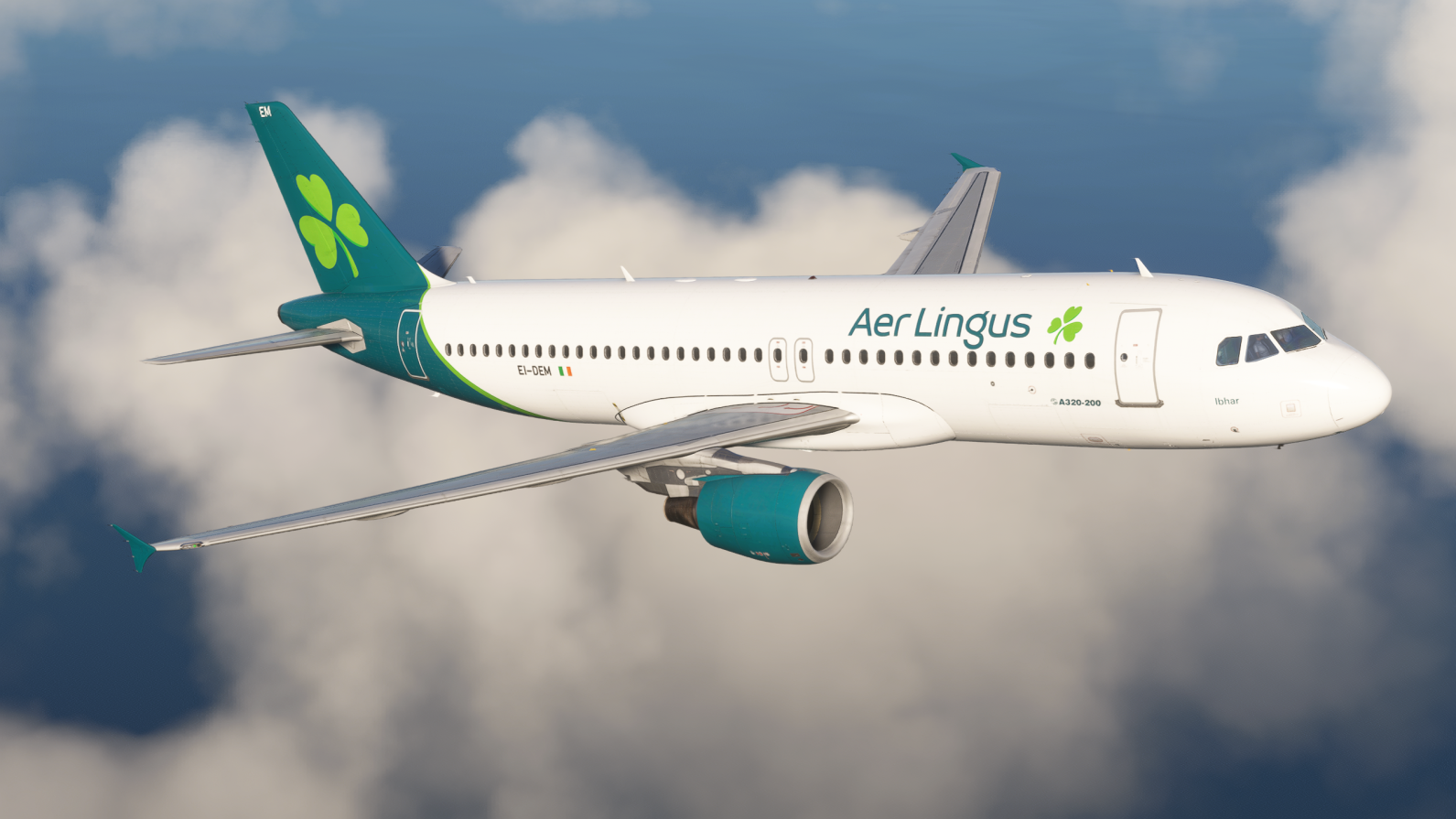 Sunset arrival into Dublin